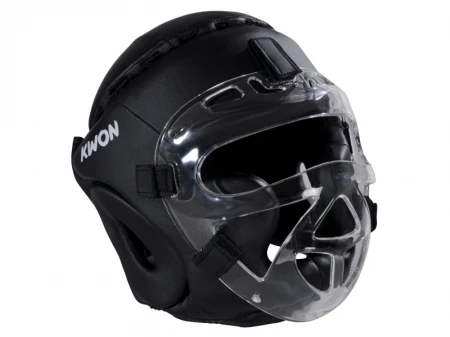 KWON FIGHT - KASK Z MASKĄ I OCHRONĄ GÓRY GŁOWY