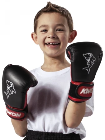 RĘKAWICE DZIECIĘCE KIDS SHARK 4 OZ - KWON