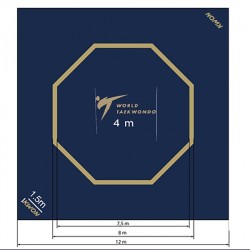 Przejdź do produktu MATA KWON ROLL MAT WT RECOGNIZED NIEBIESKA