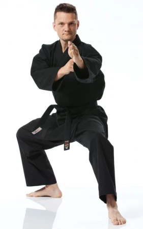 KARATEGI TOKAIDO BUJIN KURO, CZARNE, 14 OZ