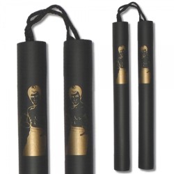 Przejdź do produktu NUNCHAKU TRENINGOWE NA LINCE Z MOTYWEM BRUCE LEE
