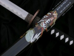 Przejdź do produktu CZARNA KATANA Z MOTYWEM SAMURAJA