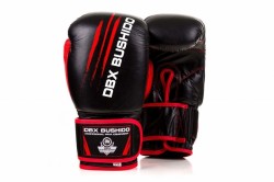 Przejdź do produktu SKÓRZANE RĘKAWICE BOKSERSKIE DBX BUSHIDO CZARNO-CZERWONO- BIAŁE