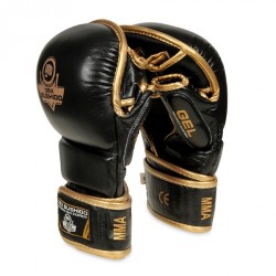Przejdź do produktu SKÓRZANE RĘKAWICE MMA DBX BUSHIDO CZARNO-ZŁOTE