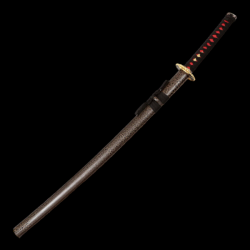 Przejdź do produktu KATANA PŁATNERSKA ZE ZŁOTO-CZARNĄ TSUBĄ