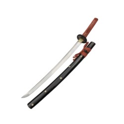 Przejdź do produktu OSTRE WAKIZASHI Z BORDOWYM OPLOTEM
