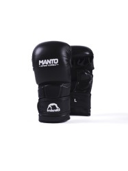 Przejdź do produktu SKÓRZANE RĘKAWICE TRENINGOWE MANTO MMA PRO CZARNE-BIAŁE