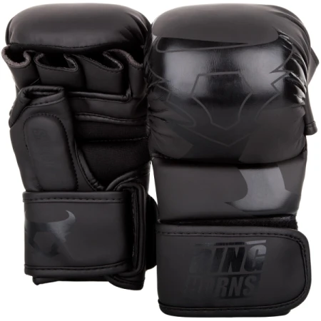 RĘKAWICE MMA RINGHORNS CHARGER SPARRING BLACK/BLACK