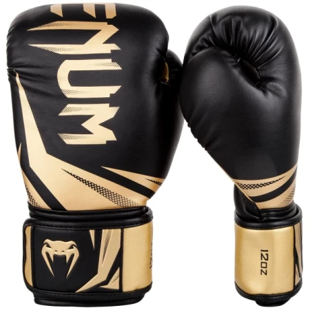 VENUM CHALLENGER 3.0 BLACK/GOLD RĘKAWICE BOKSERSKIE