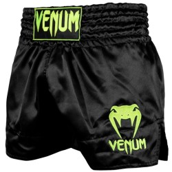 Przejdź do produktu VENUM SPODENKI MUAY THAI CLASSIC BLACK/NEO YELLOW