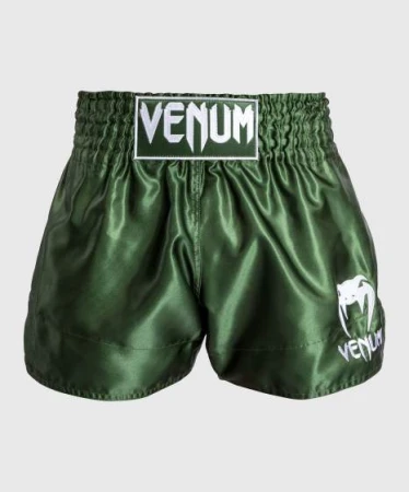 VENUM SPODENKI MUAY THAI CLASSIC KHAKI/WHITE