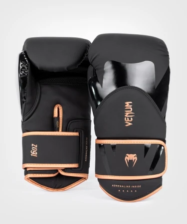 VENUM CHALLENGER 4.0 - BLACK/BRONZE RĘKAWICE BOKSERSKIE