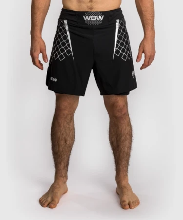 SPODENKI VENUM x WOW FC BLACK/SILVER GREY