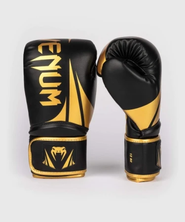 VENUM CHALLENGER 2.5 BLACK/GOLD RĘKAWICE BOKSERSKIE