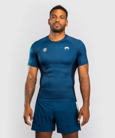 RASHGUARD VENUM x ROGER GRACIE ACADEMY KRÓTKI RĘKAW - BLUE