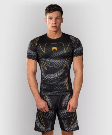 RASHGUARD VENUM MATUPA KRÓTKI RĘKAW BLACK/GREY/GOLD