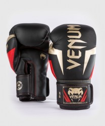 Przejdź do produktu RĘKAWICE BOKSERSKIE VENUM ELITE BLACK/GOLD/RED