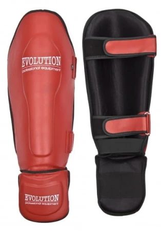 OCHRANIACZE NA GOLEŃ I STOPĘ MUAI THAI EVOLUTION PU CZERWONE