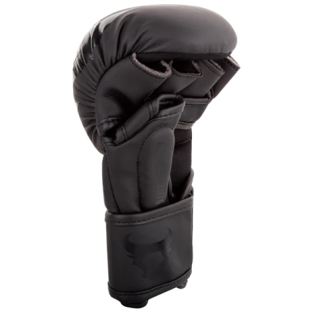 RĘKAWICE MMA RINGHORNS CHARGER SPARRING BLACK/BLACK
