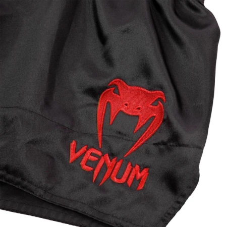 VENUM SPODENKI MUAY THAI CLASSIC BLACK/RED