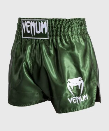 VENUM SPODENKI MUAY THAI CLASSIC KHAKI/WHITE