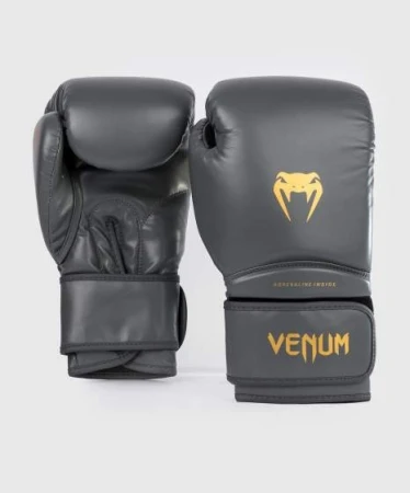 VENUM CONTENDER 1.5 GREY/GOLD RĘKAWICE BOKSERSKIE