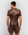 RASHGUARD VENUM x ROGER GRACIE ACADEMY KRÓTKI RĘKAW DARK BROWN