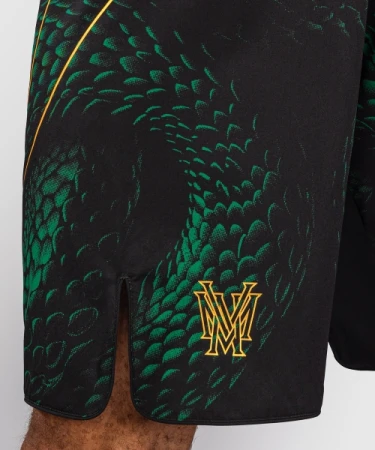 SPODENKI VENUM FIGHTSHORT MATUPA BLACK/GREEN/GOLD