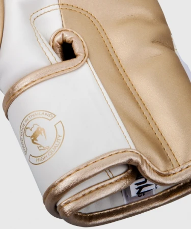RĘKAWICE BOKSERSKIE VENUM ELITE WHITE/GOLD