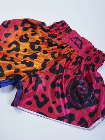 MANTO SPODENKI MUAY THAI LEOPARD