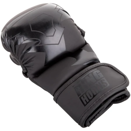 RĘKAWICE MMA RINGHORNS CHARGER SPARRING BLACK/BLACK