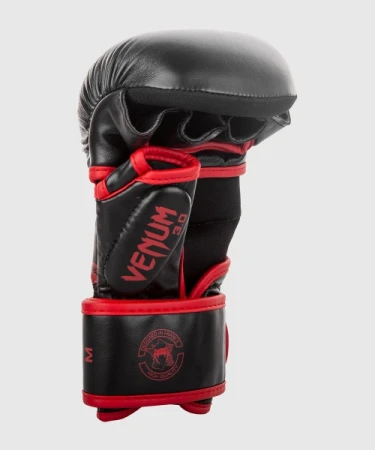 RĘKAWICE MMA VENUM CHALLENGER 3.0 SPARRING BLACK/RED