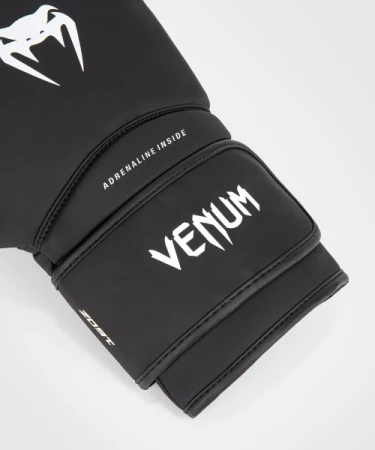VENUM CONTENDER 1.5 BLACK/WHITE RĘKAWICE BOKSERSKIE
