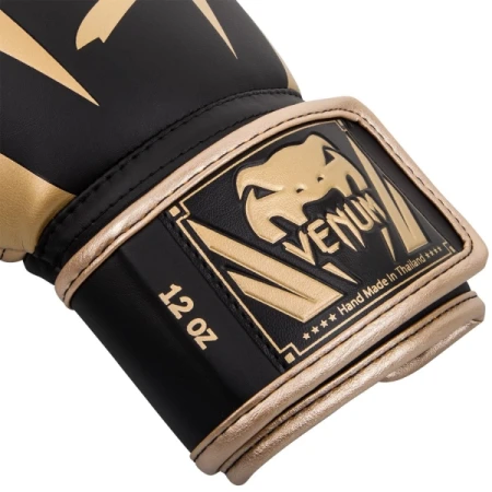 RĘKAWICE BOKSERSKIE VENUM ELITE BLACK/GOLD