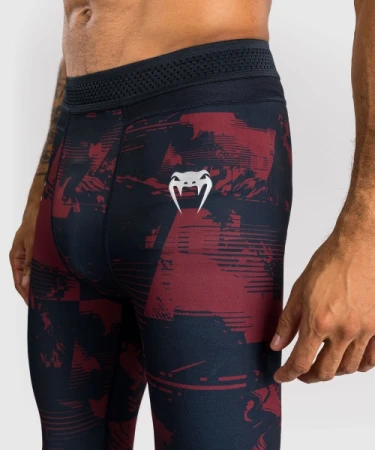 LEGGINSY TRENINGOWE VENUM UFC ZENITH BURGUNDY AUTHENTIC FIGHT WEEK