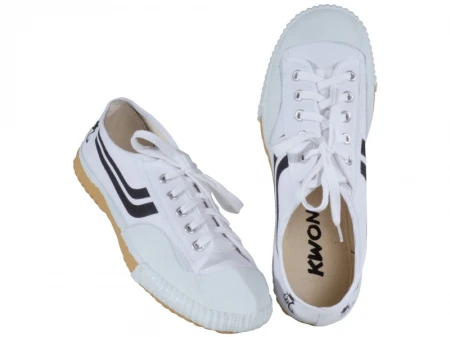 OBUWIE KWON CANVAS TRAINING SHOES BIAŁE