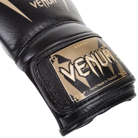 VENUM GIANT 3.0 BLACK/GOLD SKÓRZANE RĘKAWICE BOKSERSKIE