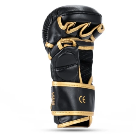 RĘKAWICE MMA DBX BUSHIDO SPARINGOWE MASTER GOLD