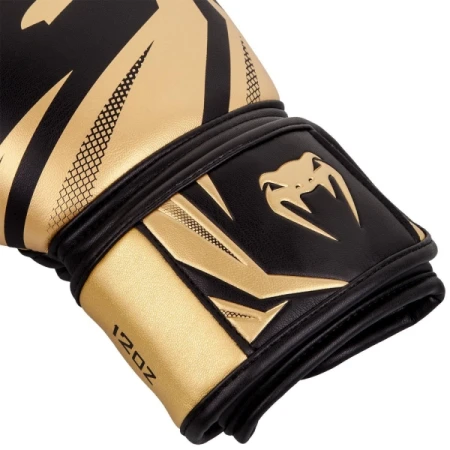 VENUM CHALLENGER 3.0 BLACK/GOLD RĘKAWICE BOKSERSKIE