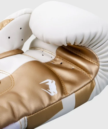 RĘKAWICE BOKSERSKIE VENUM ELITE WHITE/GOLD