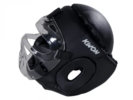 KWON FIGHT - KASK Z MASKĄ I OCHRONĄ GÓRY GŁOWY