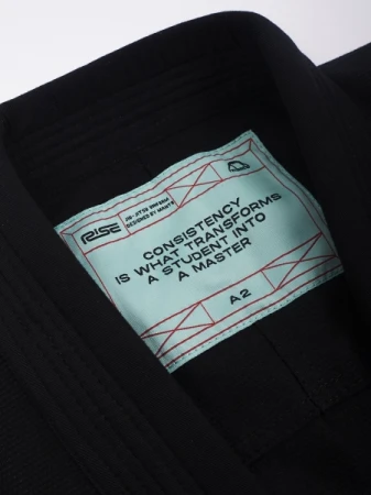 KIMONO DO BJJ MANTO "RISE" CZARNE