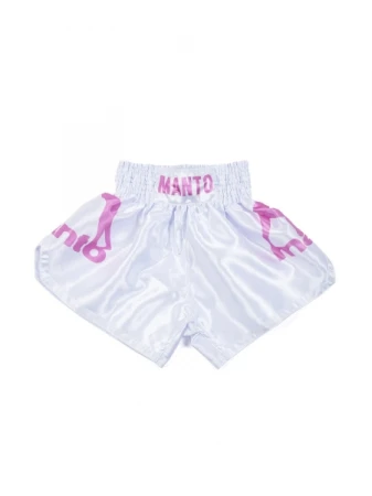 MANTO SPODENKI MUAY THAI DUAL BIAŁE