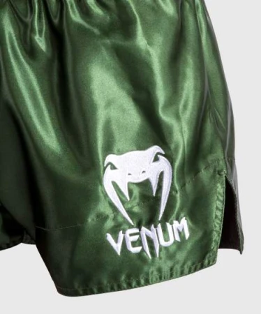 VENUM SPODENKI MUAY THAI CLASSIC KHAKI/WHITE
