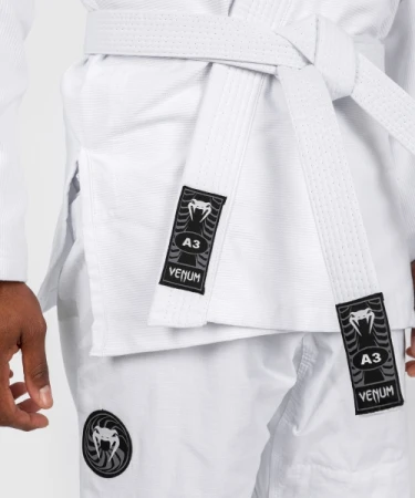 BJJ GI VENUM FIRST BIAŁE Z PASEM