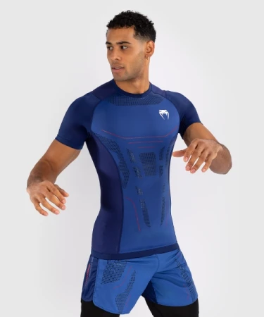 VENUM TECHNICAL 3.0 RASHGUARD - KRÓTKI RĘKAW - NIGHT BLUE