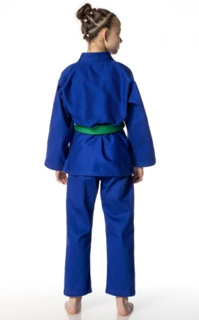 JUDOGA DAX KIDS NIEBIESKA (G 450) - KPL Z BIAŁYM PASEM