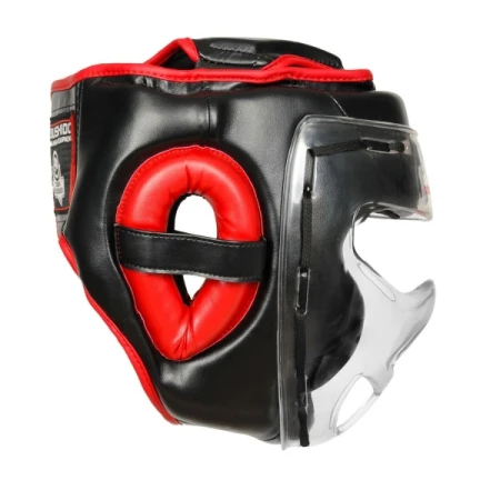 KASK SPARINGOWY Z MASKĄ POLIWĘGLANOWĄ