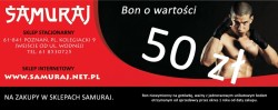 Przejdź do produktu BON UPOMINKOWY O WARTOŚCI  50 ZŁ