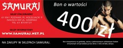 Przejdź do produktu BON UPOMINKOWY O WARTOŚCI 400 ZŁ